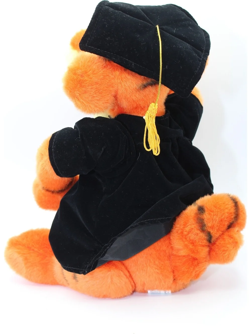 VTG Disney Winnie the Pooh Tigger Graduation Cap & Gown Plush Animal Stuffed 13